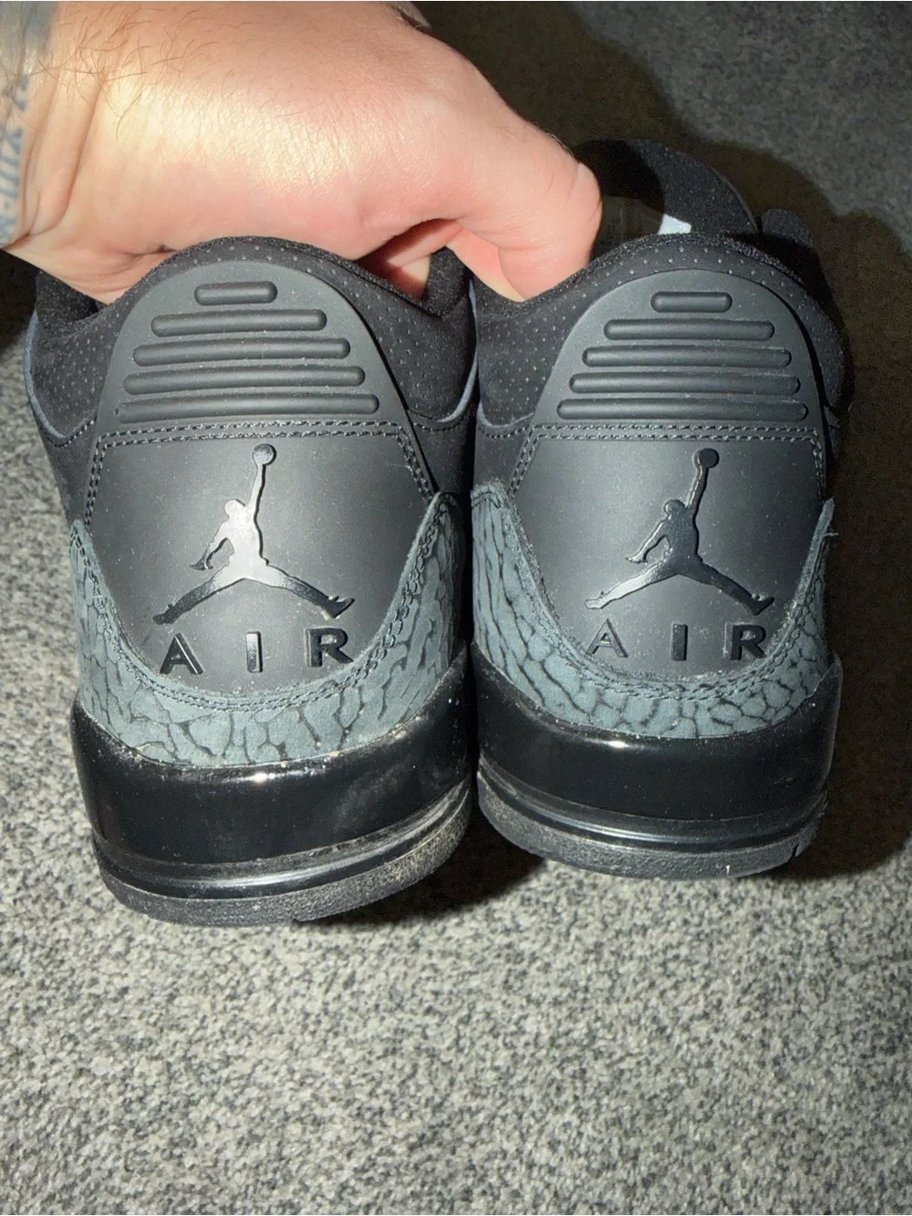 Jordan Men's Retro 3 Black Cats